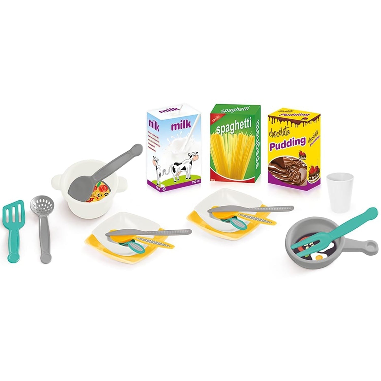 Dolu XL Kitchen Playset - Multicolor 37pc Cooking Center for Kids 3+