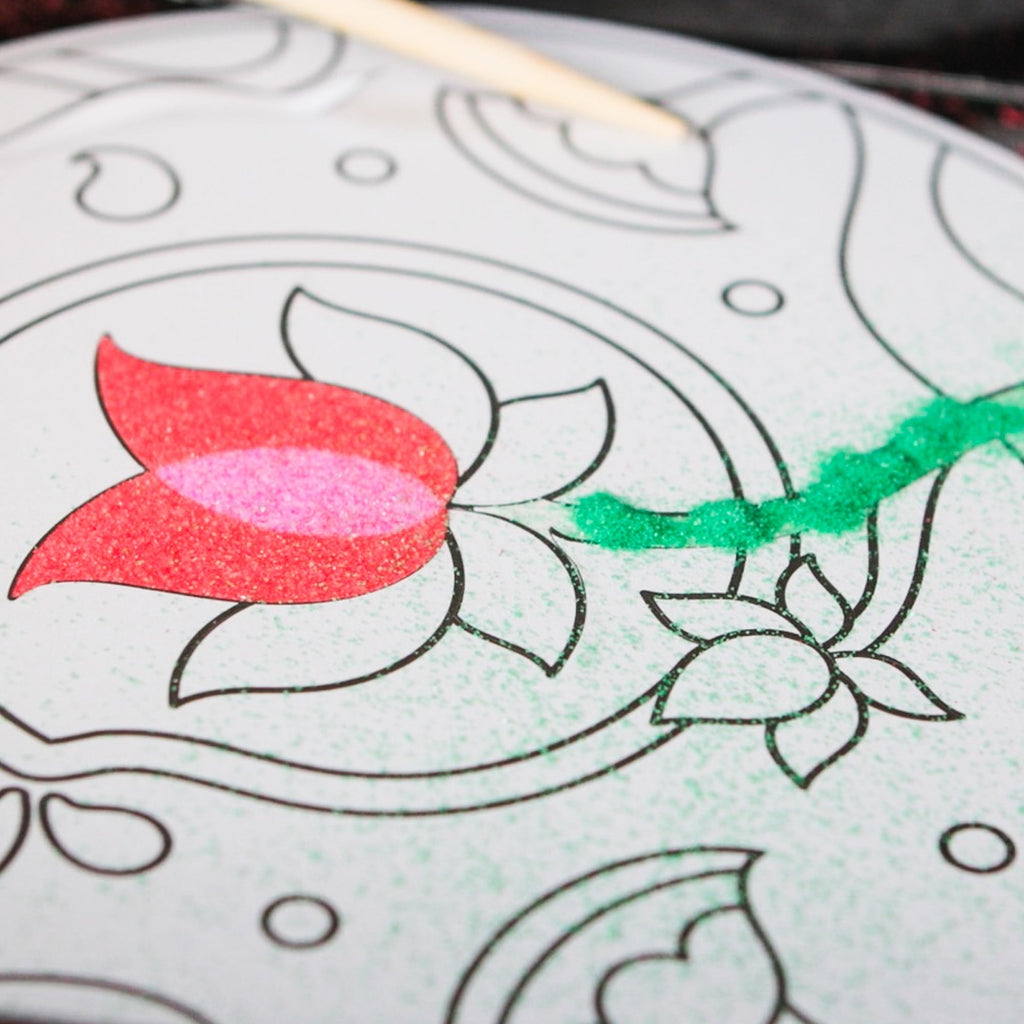 Kulture Khazana Make Your Own Rangoli Mandala Sand Art Kit