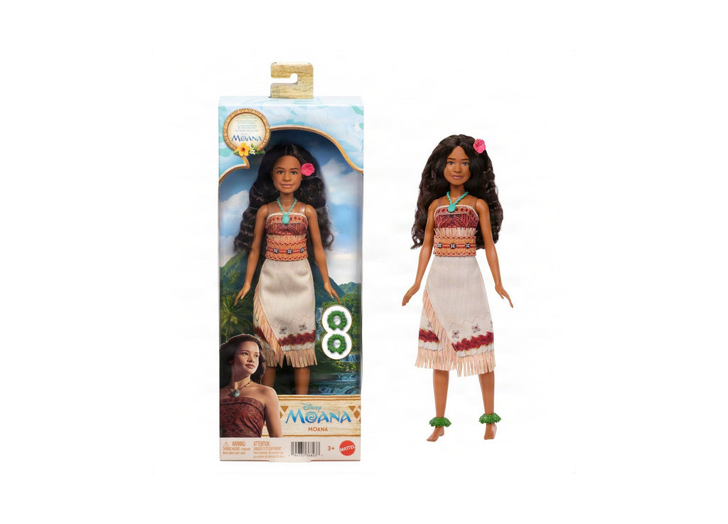 Disney Moana Fashion Doll Live-Action Movie Inspired With Removable Outfit And 5 Accessories