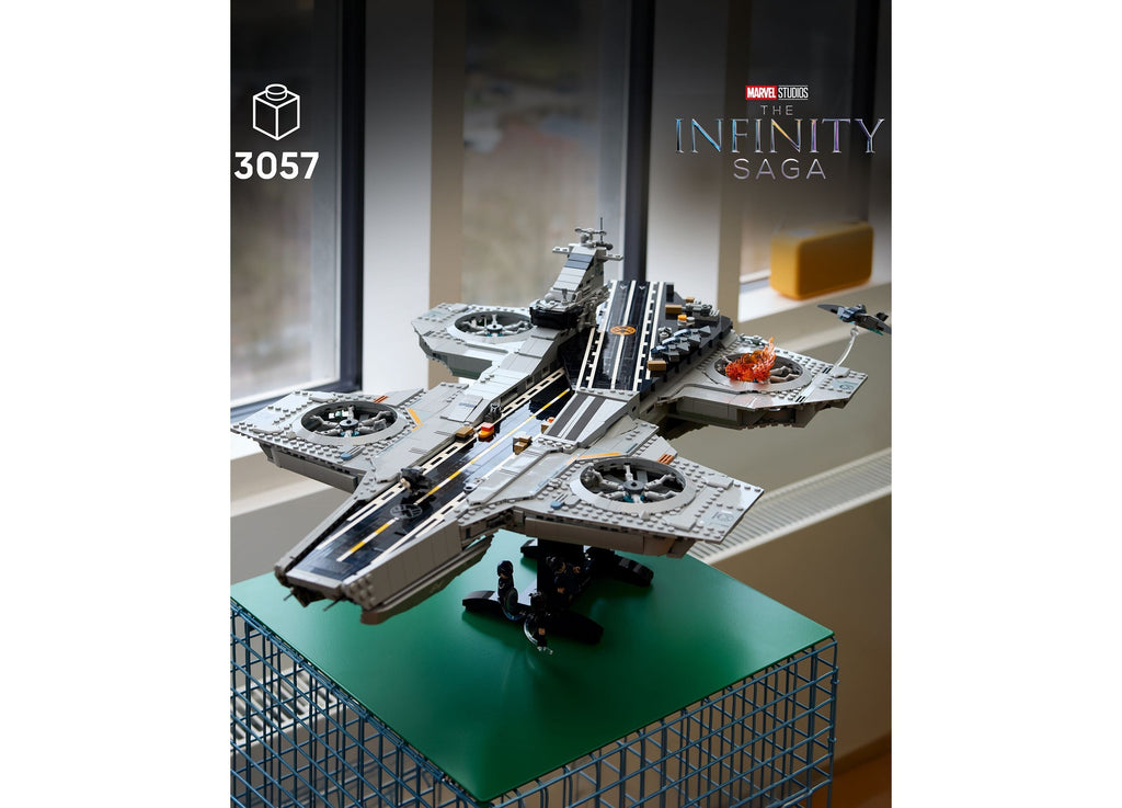 LEGO Marvel S.H.I.E.L.D. Helicarrier Building Set, 3,057 Pieces
