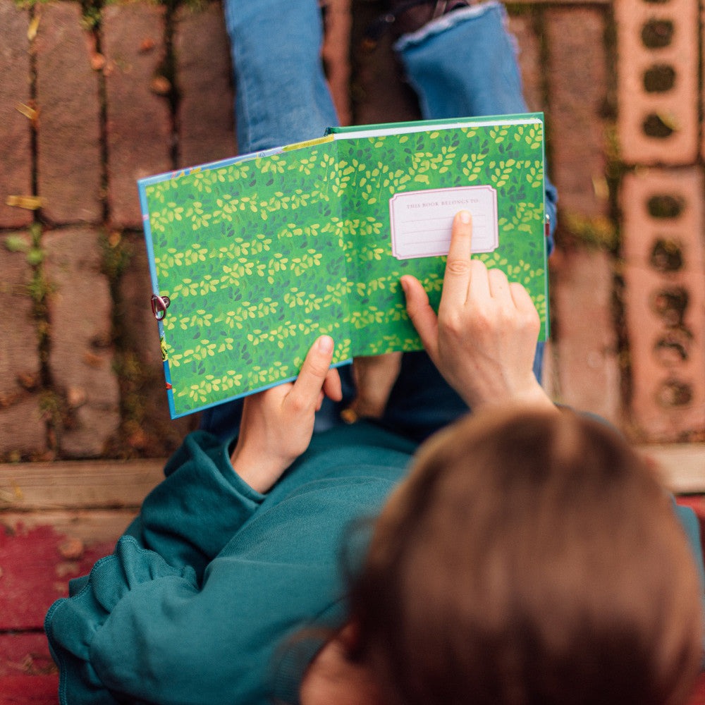 eeBoo Rainforest Animals Foiled Locking Journal - Kids Diary