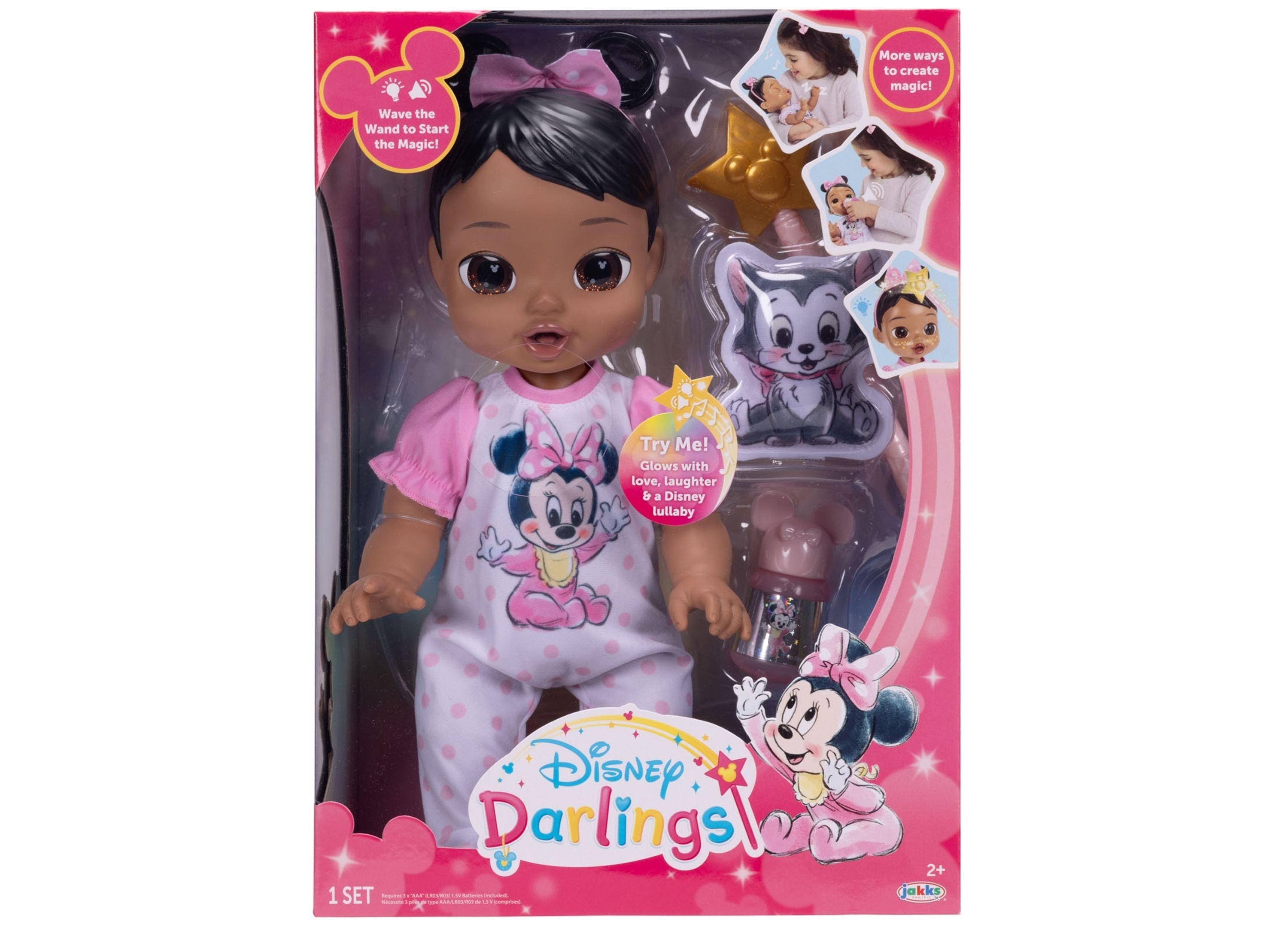 Disney Darlings 13-inch Sparkle Eyes Minnie Mouse Doll