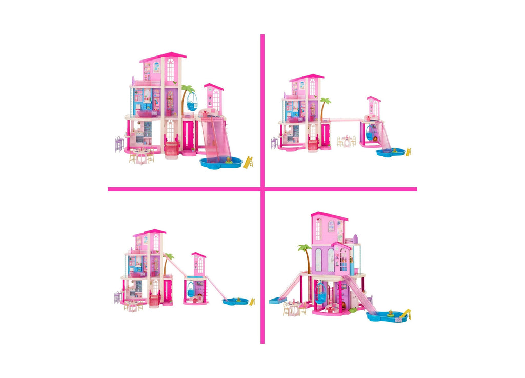 Barbie DreamHouse 3-Story Dollhouse with 2 Pools, 2 Slides & Elevator, 65+ Pieces