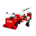 Click-a-brick Firefighter Adventure 199-Piece Fire Truck Building Set