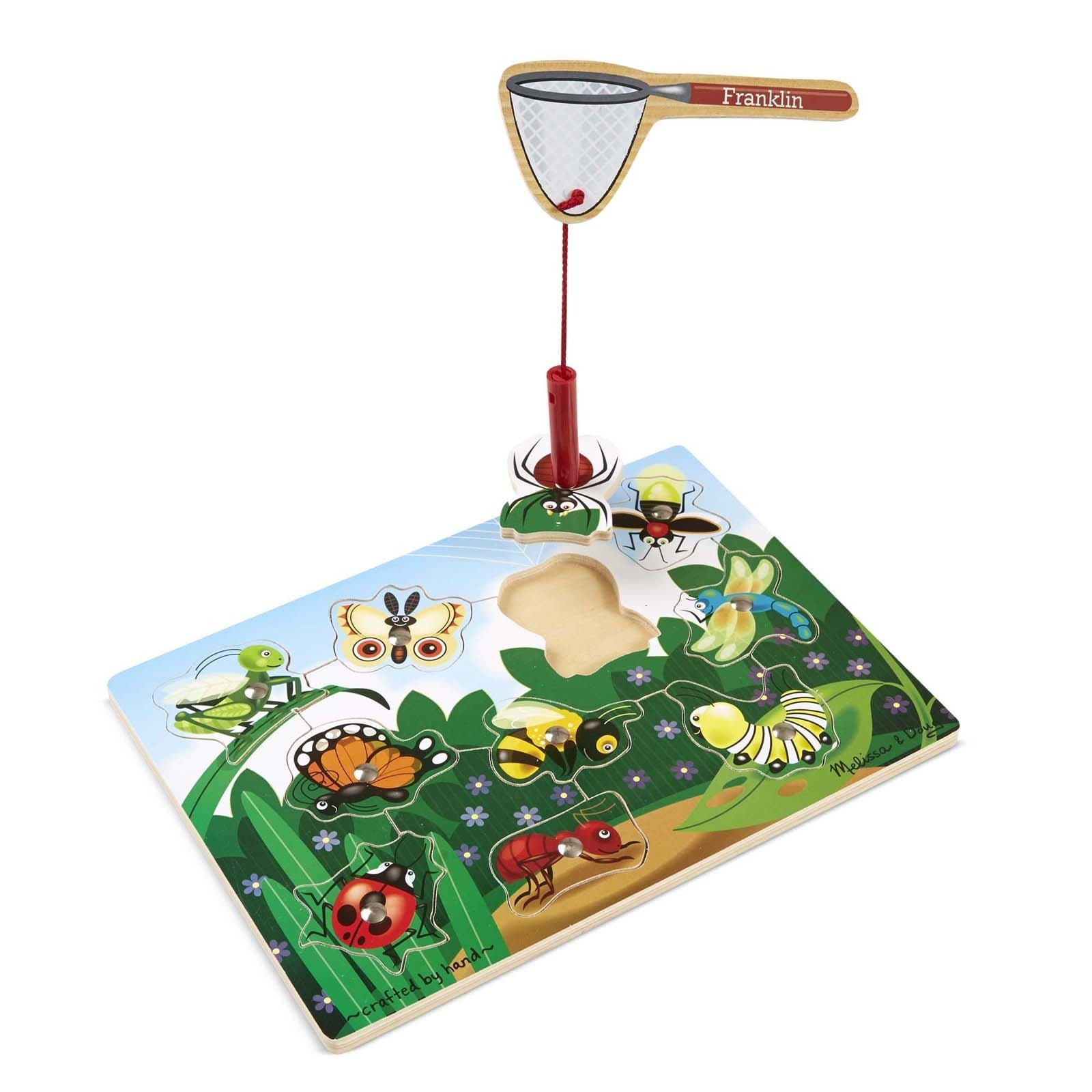 Melissa & Doug Garden Bug Magnetic Wooden Puzzle - 10 pc