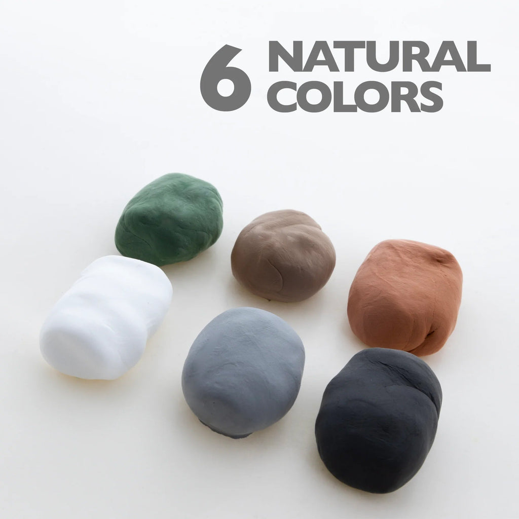 BAZIC Natural Earth Tones Air Dry Modeling Clay Set - 0.5 oz, 24 Packs