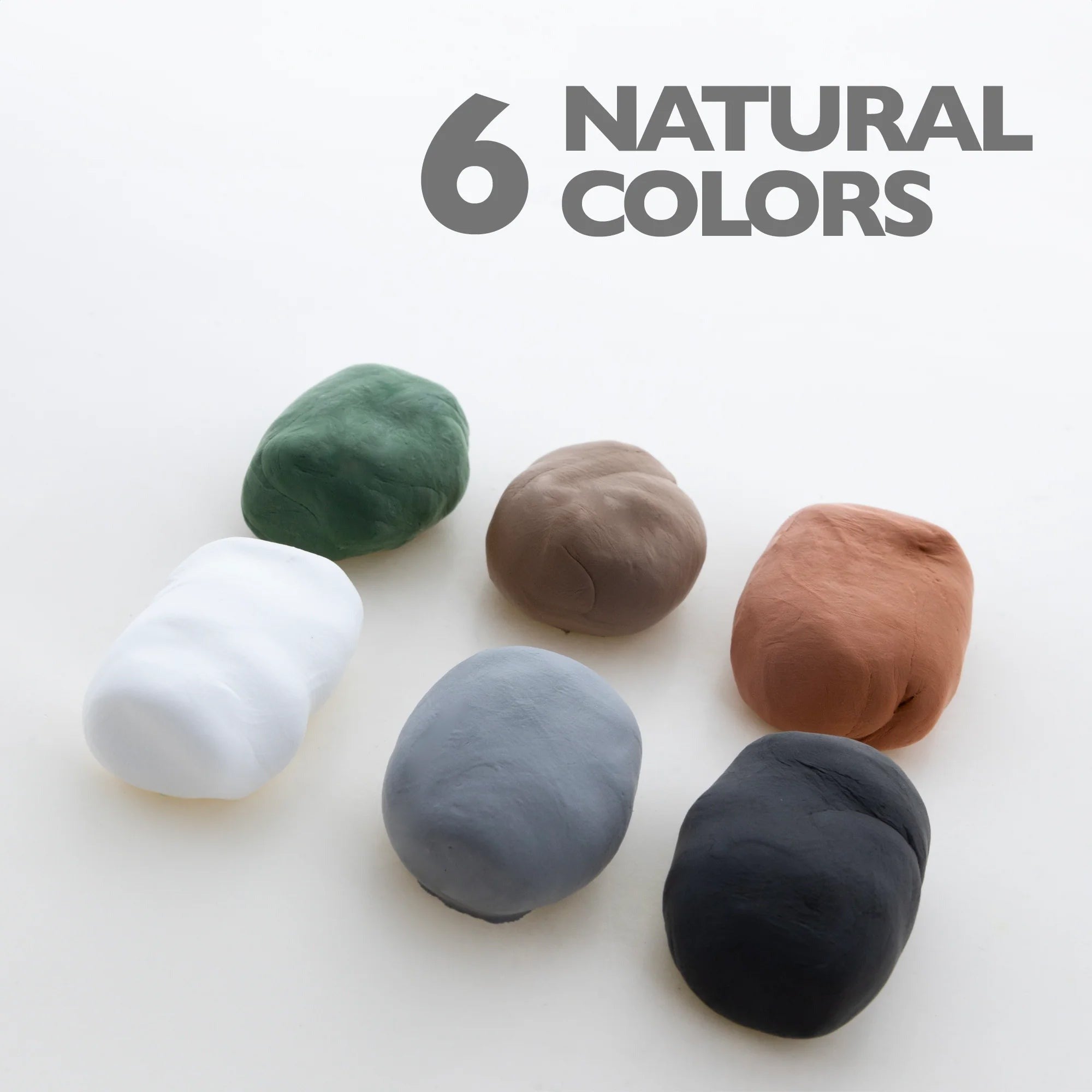 BAZIC Natural Earth Tones Air Dry Modeling Clay Set - 0.5 oz, 24 Packs