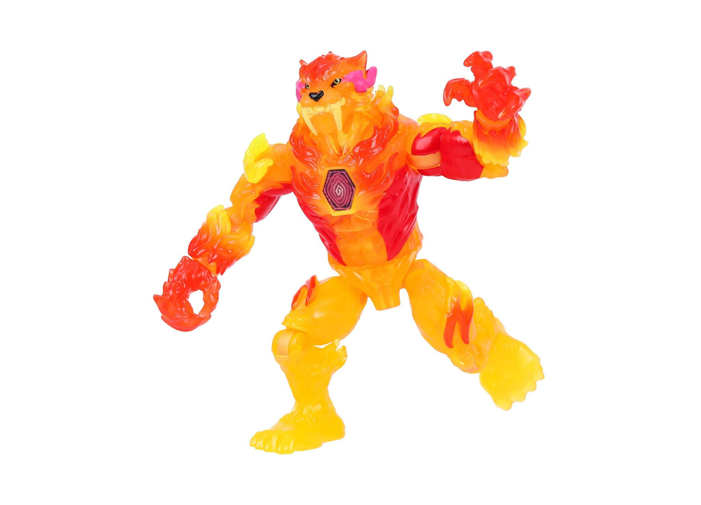 Mr Beast Lab Mutators Hyper Fusion Flame Panther Figure