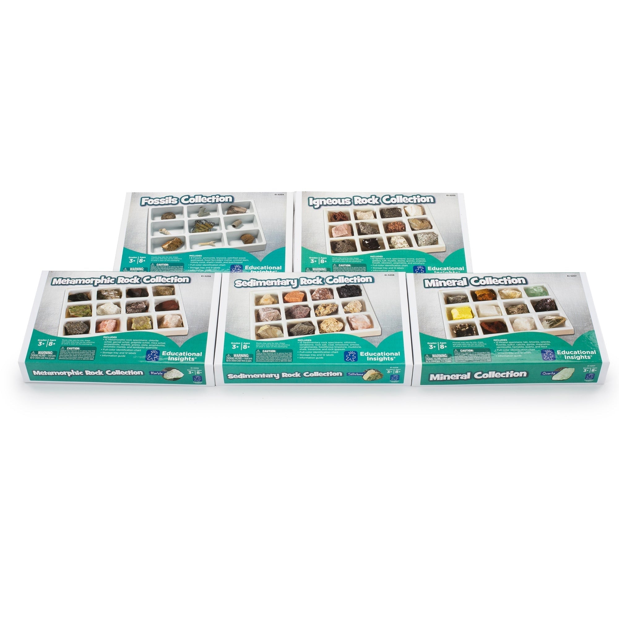 Educational Insights GeoSafari Rock and Fossil Explorer Set - 57 Pieces