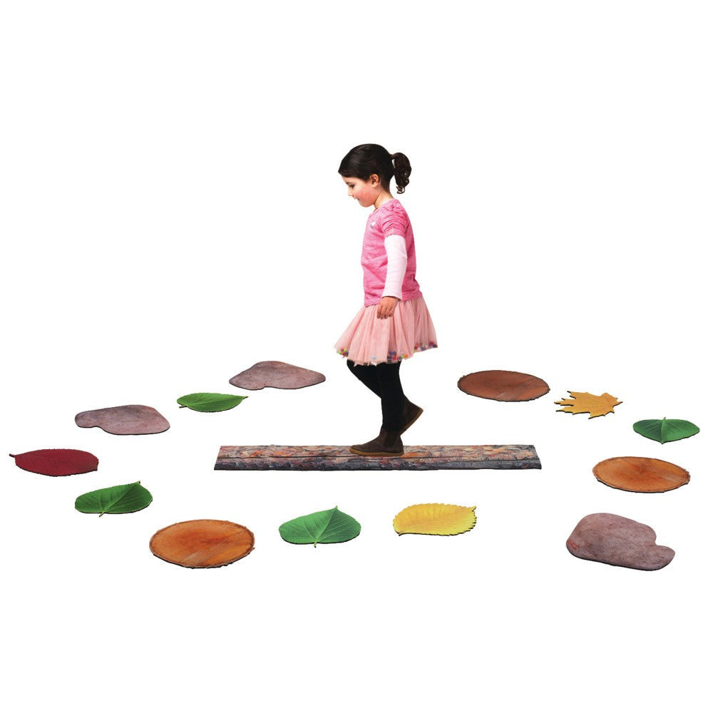 The Freckled Frog Nature's Footsteps - 15 Piece Nature-Inspired Play Mats