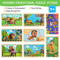 Mighty Little Bheem 32 Piece Wooden Puzzle Sticks Set