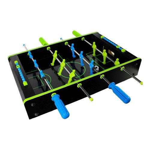 Neon Foosball Tabletop Game - Compact & Colorful Kickoff