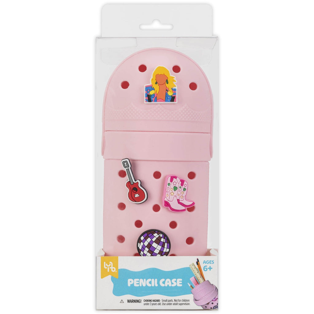 Charm Pencil Case Popstar Customizable Silicone Organizer With 4 Charms