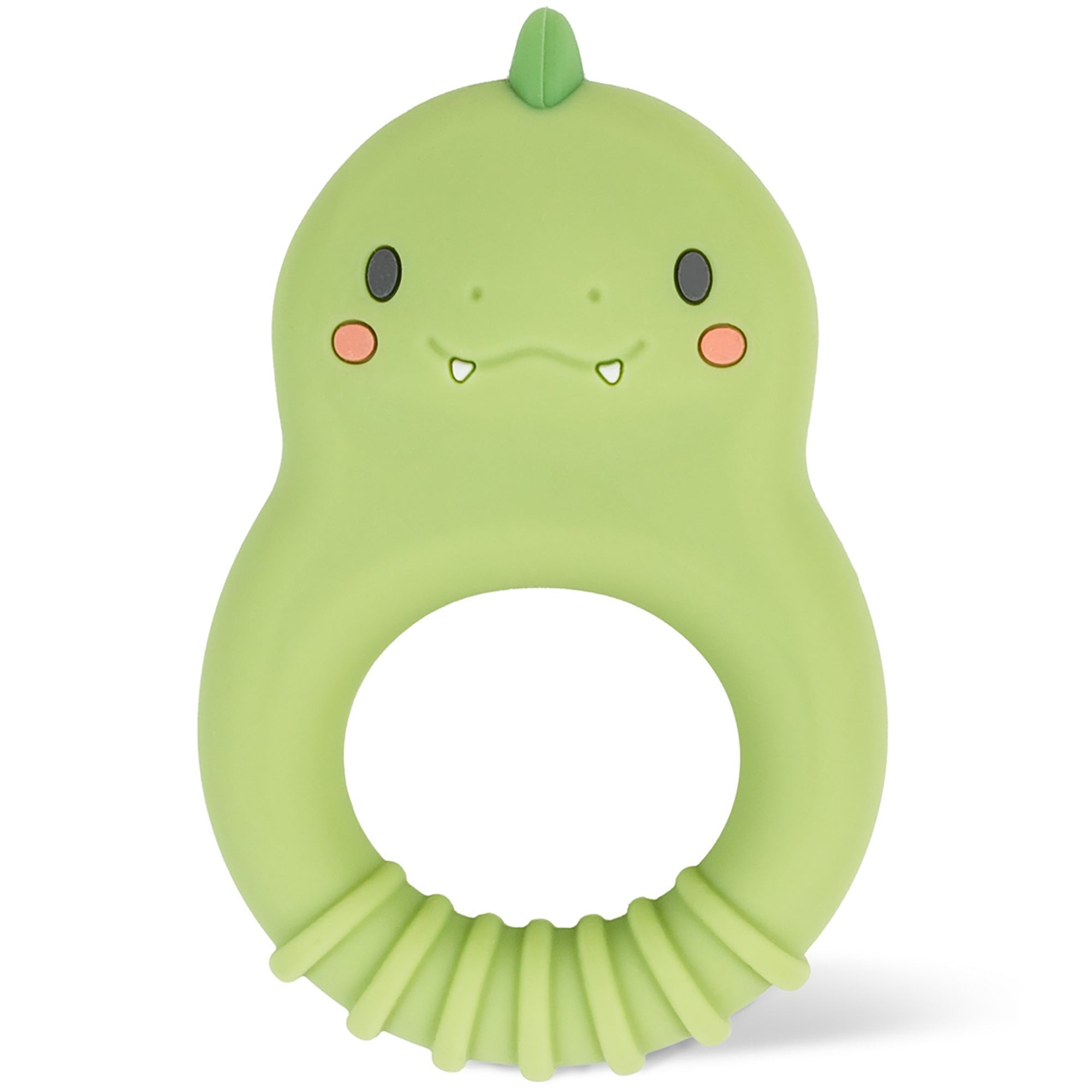 Tiger Tribe Dino Silicone Teether - Soft Textured Sensory Relief Toy