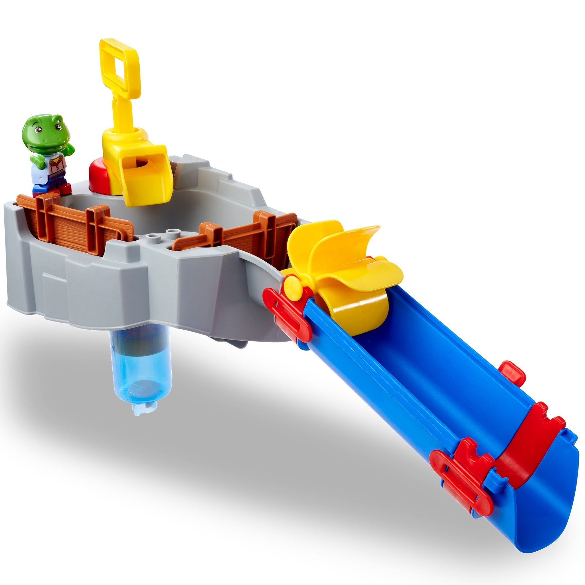 AquaPlay Sploshy Mountain Bathtub Water Play Set With Waterfall And Boat
