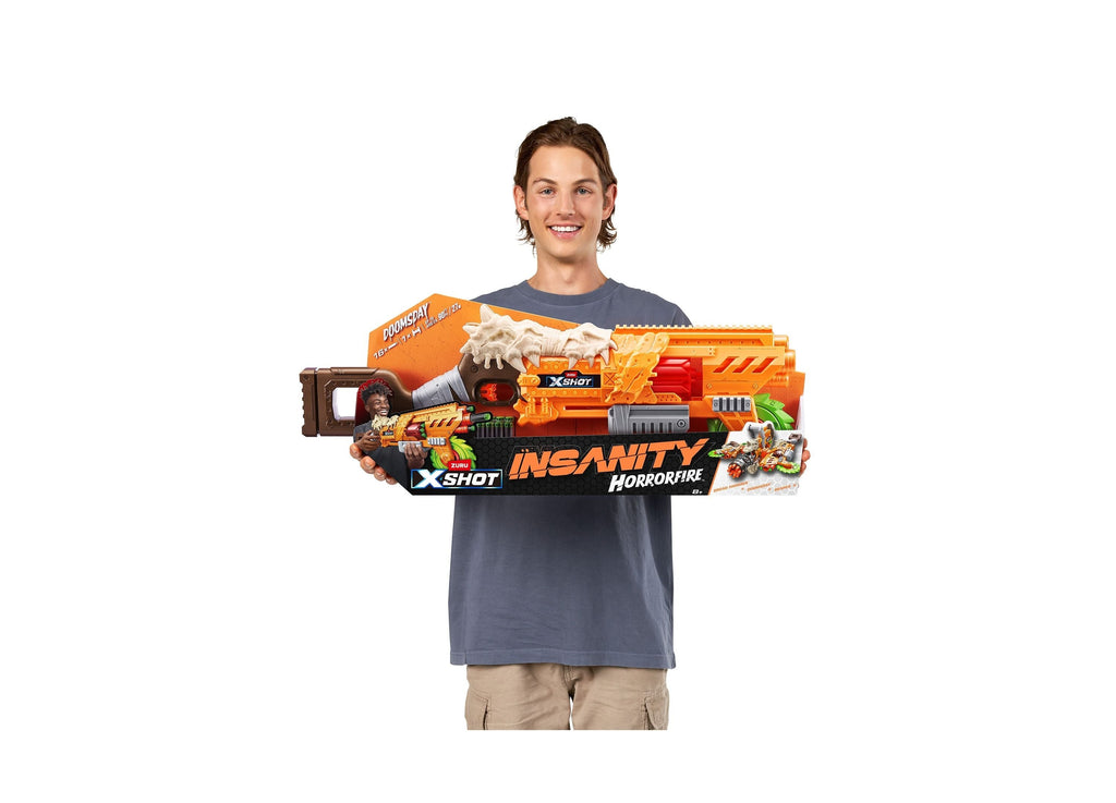X-Shot Insanity Horrorfire Chainsaw with Spinning Saw Blade