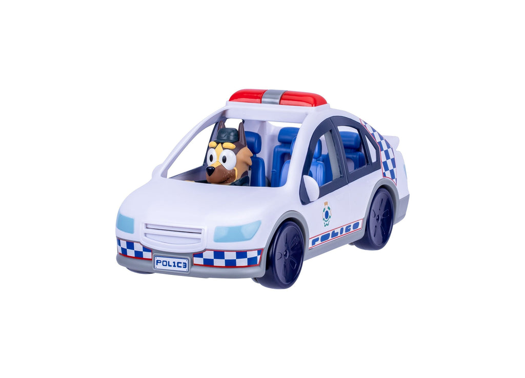 Bluey Police Car With Police Man Figure And Lights And Sounds