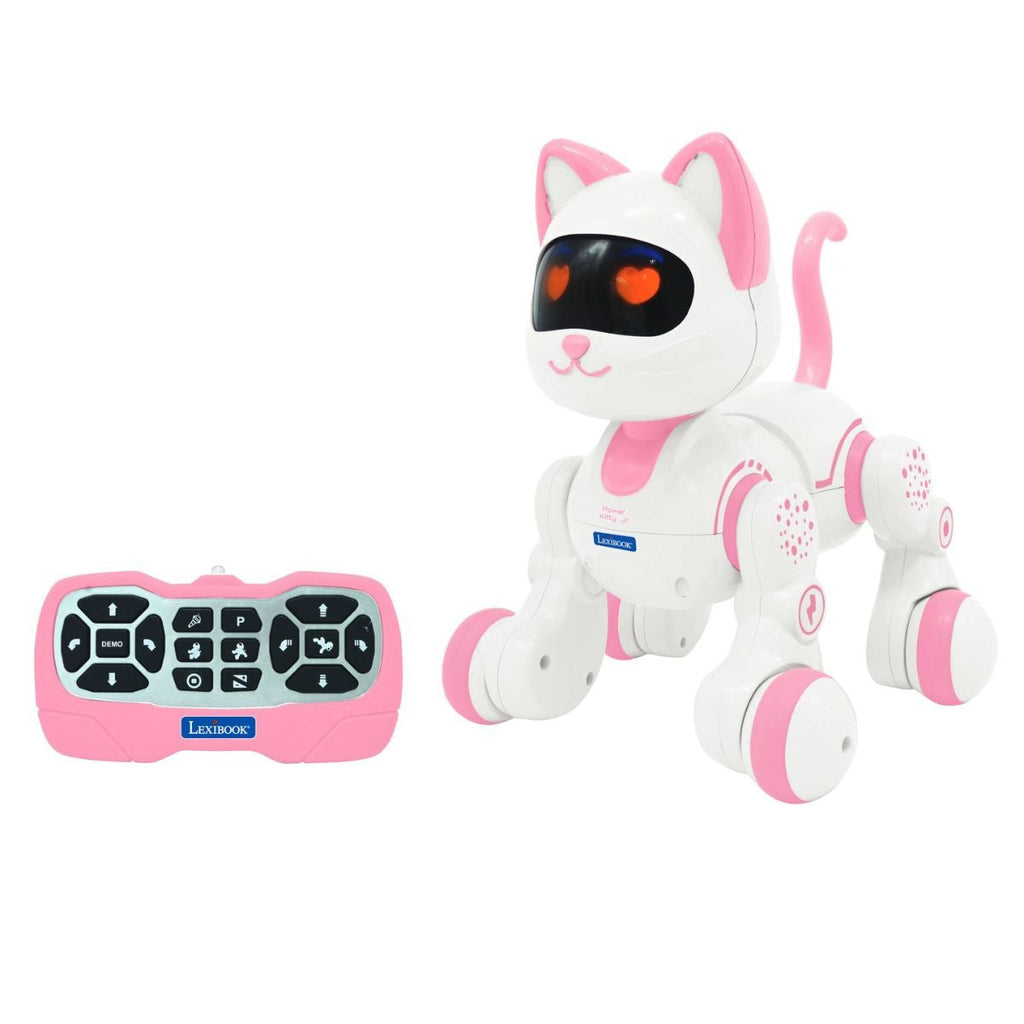 LEXIBOOK Power Kitty® Junior – My robotic cat with programming functions, dances, walk, plays music incl. remote control.