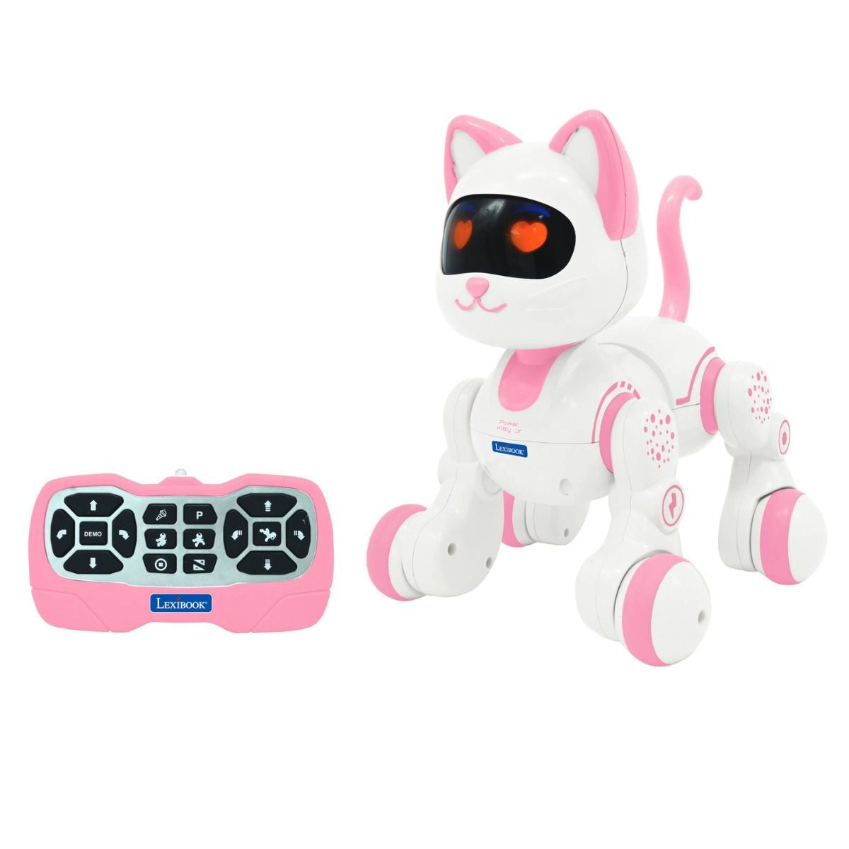 LEXIBOOK Power Kitty® Junior – My robotic cat with programming functions, dances, walk, plays music incl. remote control.