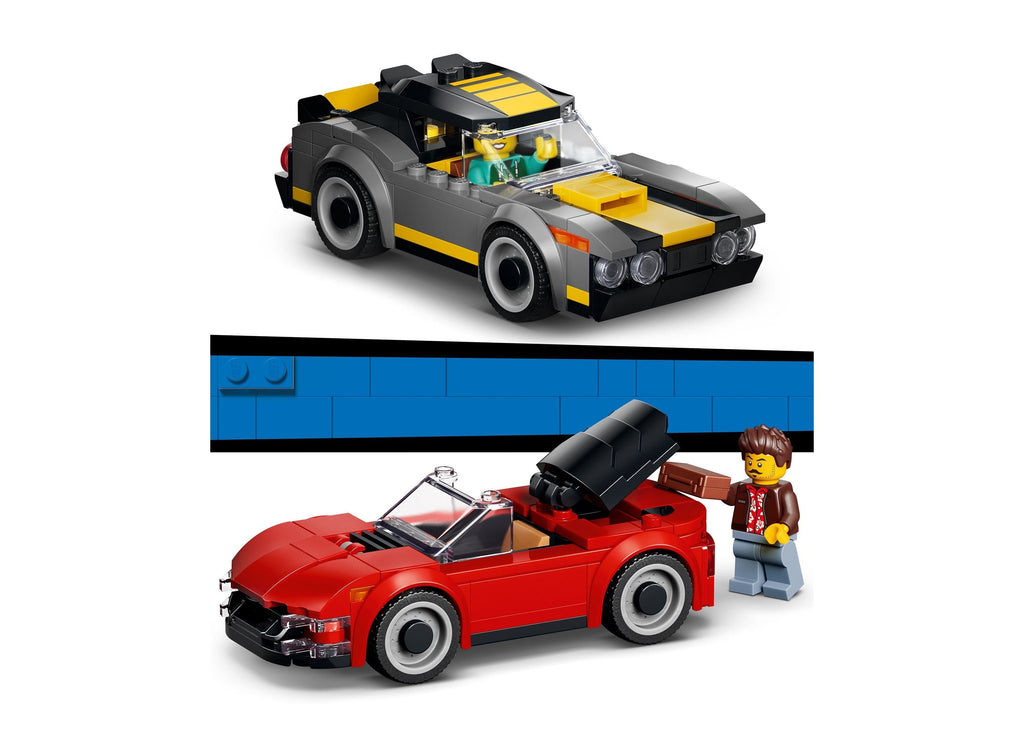 LEGO City Drive-Through Car Wash 583-Piece Building Set