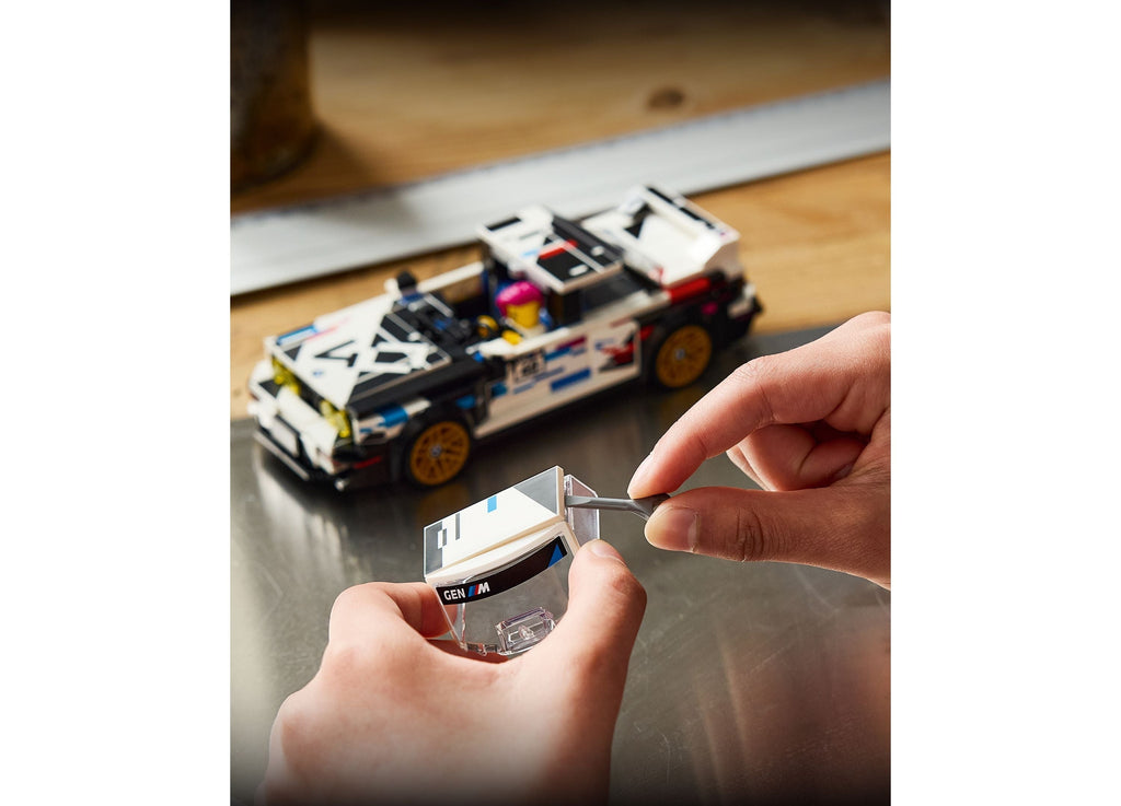 LEGO Speed Champions BMW M3 E30 358-Piece Building Set With Driver Minifigure