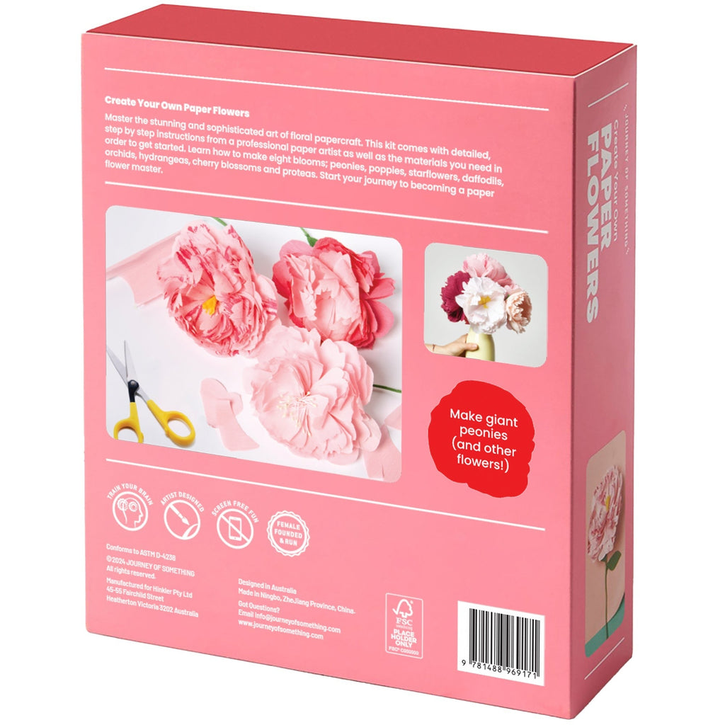 Journey Of Something Create Your Own Paper Flowers Craft Kit