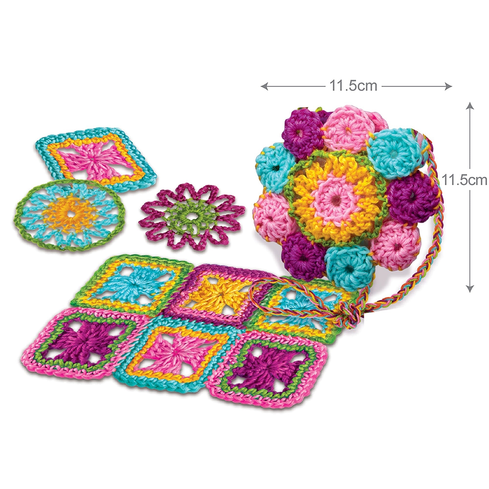 4M Easy-To-Do Crochet Starter Kit With Hooks, Yarn And Instructions