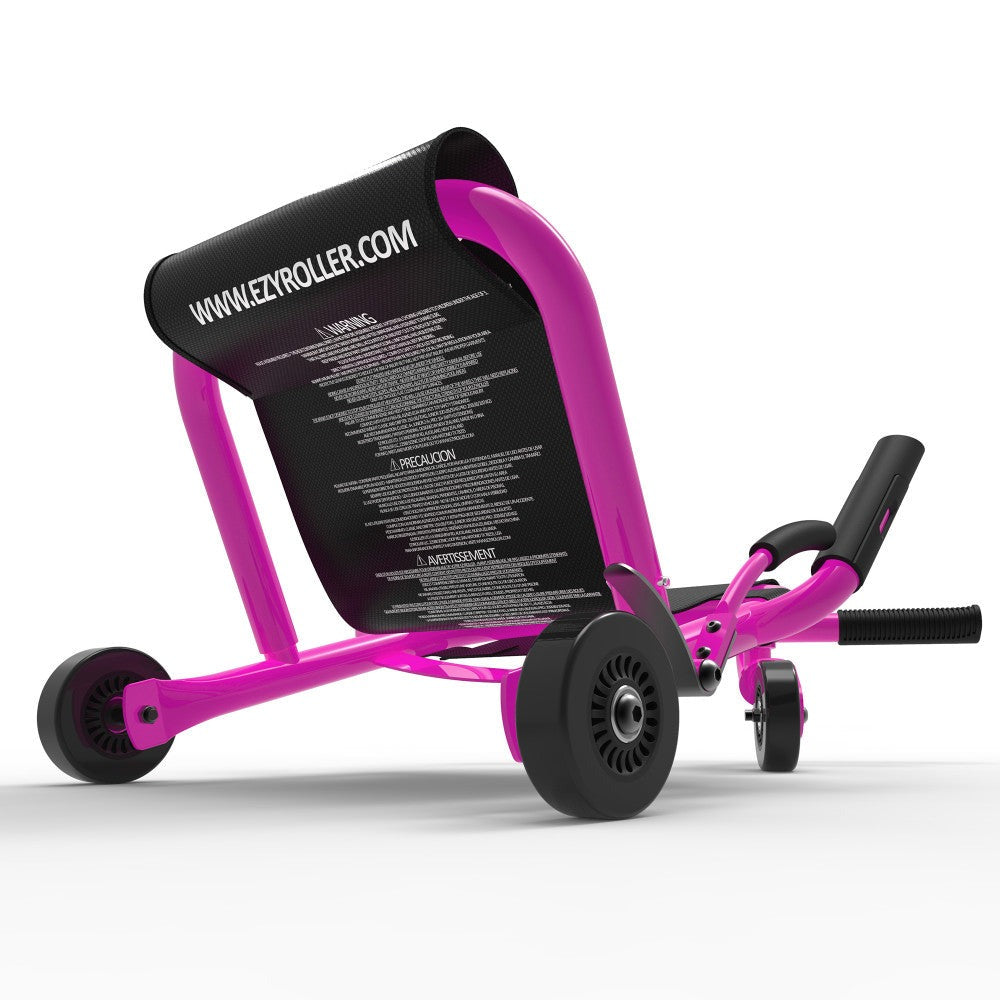 EzyRoller Mini - Pink - Ride-On Scooter for Toddlers & Kids, 45lb Capacity, Ages 2+