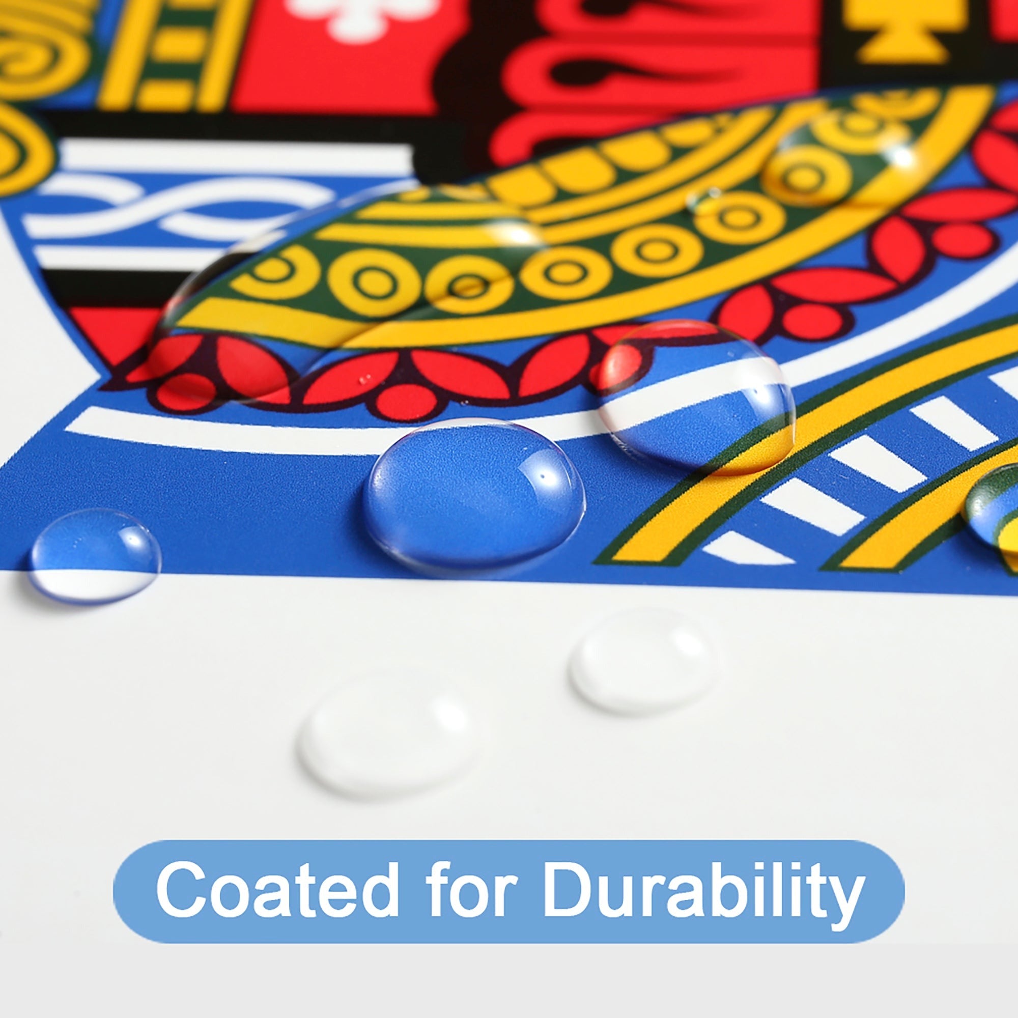 Trimate Jumbo Playing Cards - 8x11" Giant Deck, Durable Coated, Fun Game & Decor
