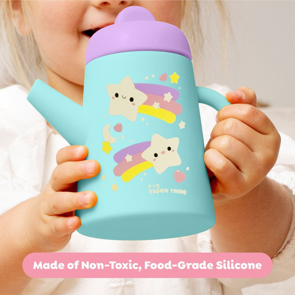 Tiger Tribe Silicone Tea Set 9-Piece Starlight Party Pretend Playset