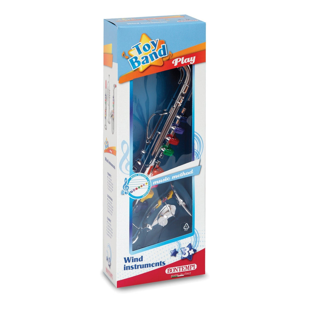Bontempi Italian Senior Saxophone Toy with Colorful Keys