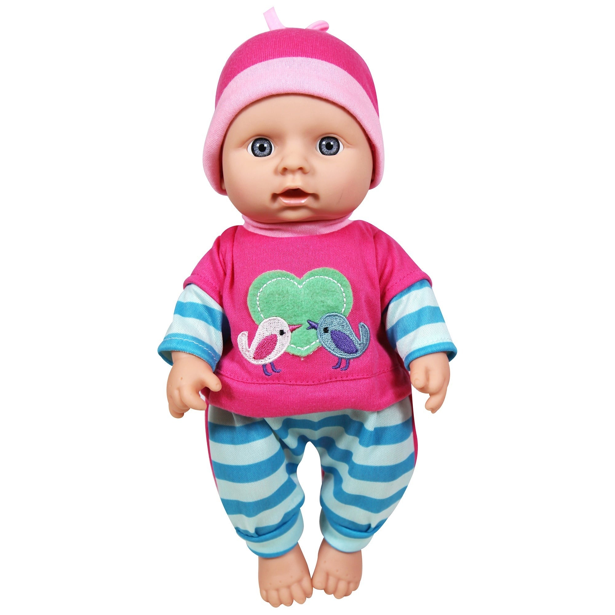 Charming Tots 12" Baby Doll Playset with Bunk Bed and High Chair - Multicolor