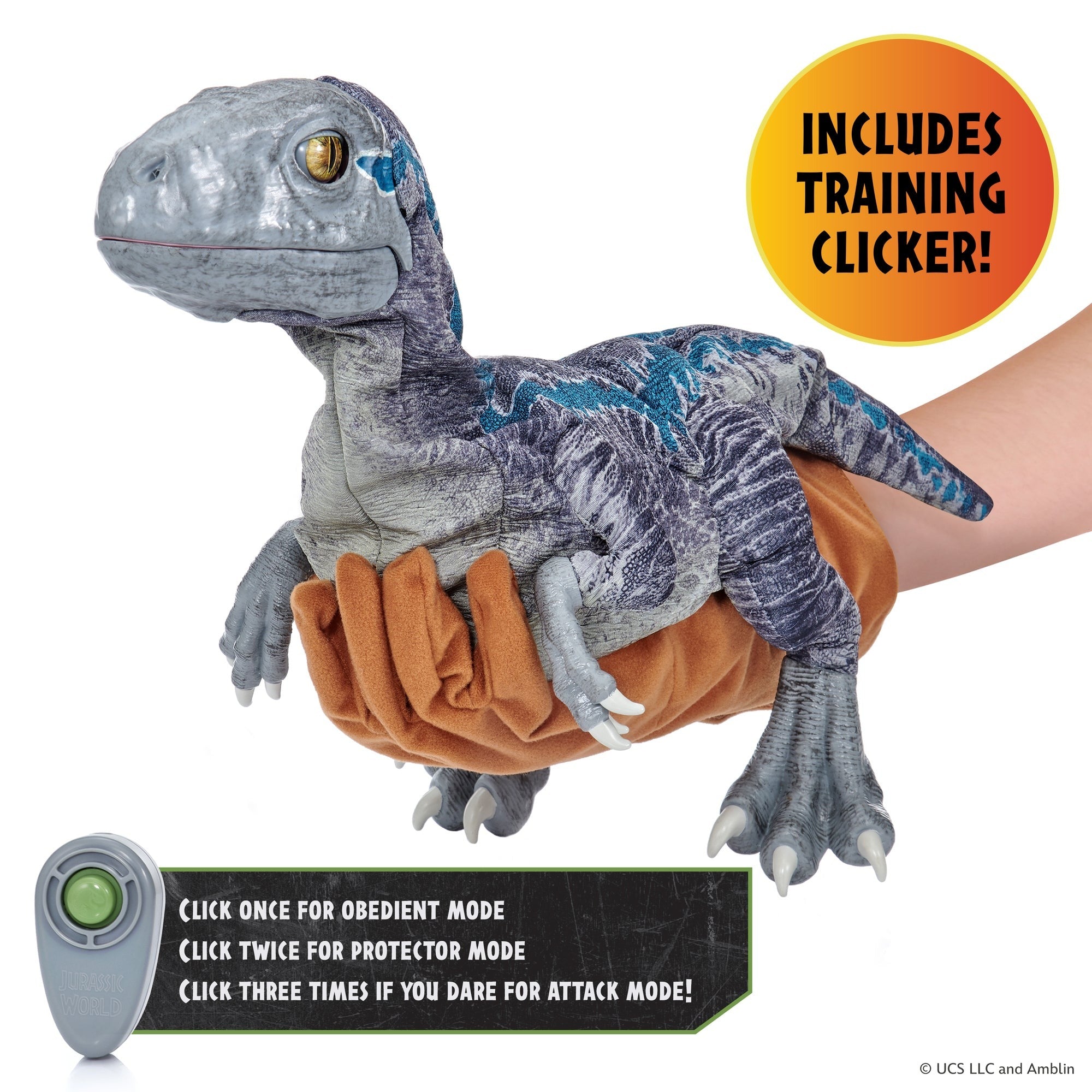 RealFX Puppetronic: Jurassic World - Blue Training Edition