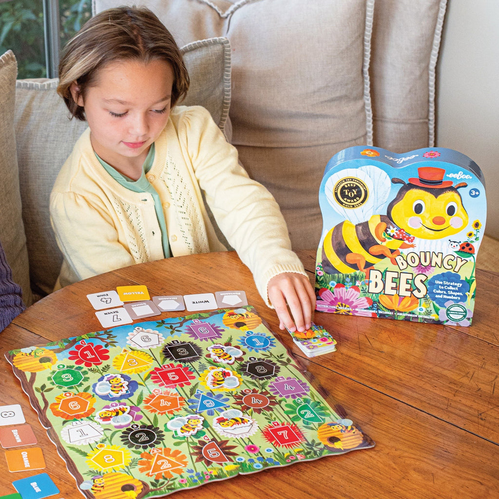 eeBoo Bouncy Bees Shaped Strategy Board Game