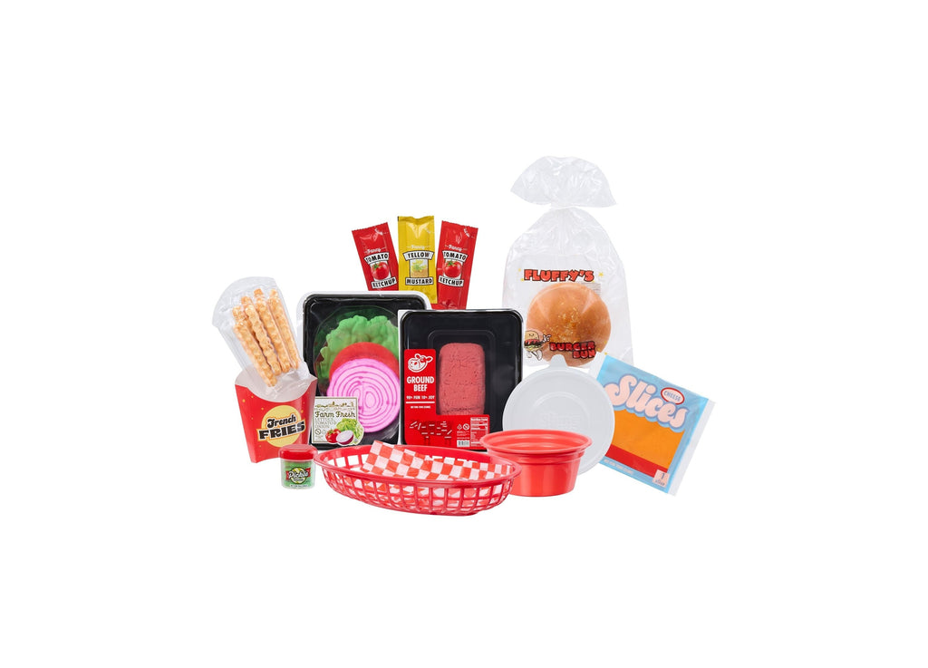 Slime Life Cheeseburger DIY Slime Kit With Food-Themed Pieces