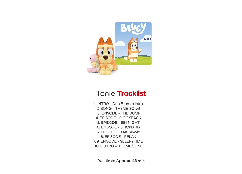 Tonies Bluey, Bingo & Muffin Figurine 3-Pack