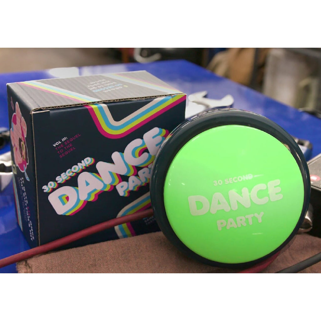 30 Second Dance Party Button Volume 3 Novelty Music Toy With Light-Up Feature