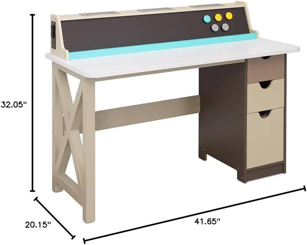 Creative Play 2-in-1 Chalkboard Desk - Artistic Development Station for Kids