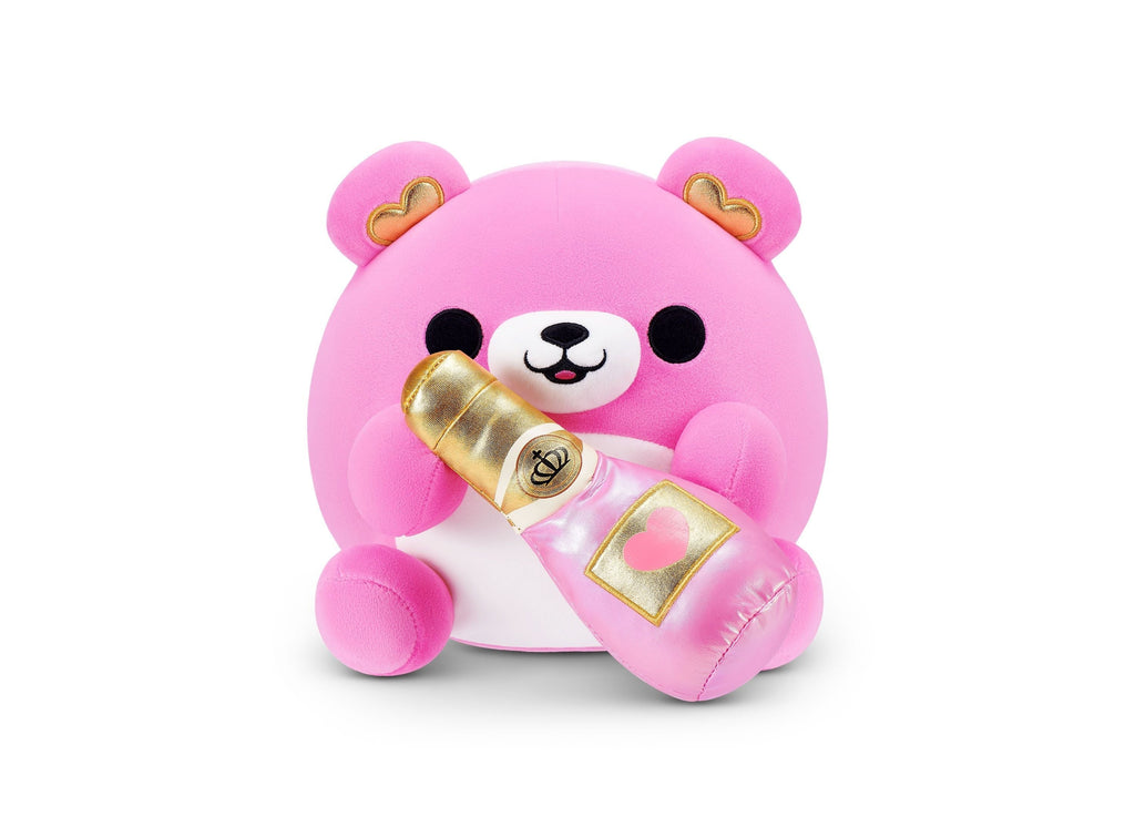 ZURU Snackles S2 Valentine 8 inch Bear - Multicolor with Champagne Plush