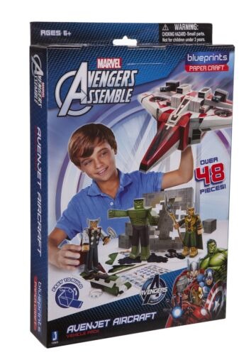 Zoofies Avengers Avenjet Papercraft Aircraft Builder Pack