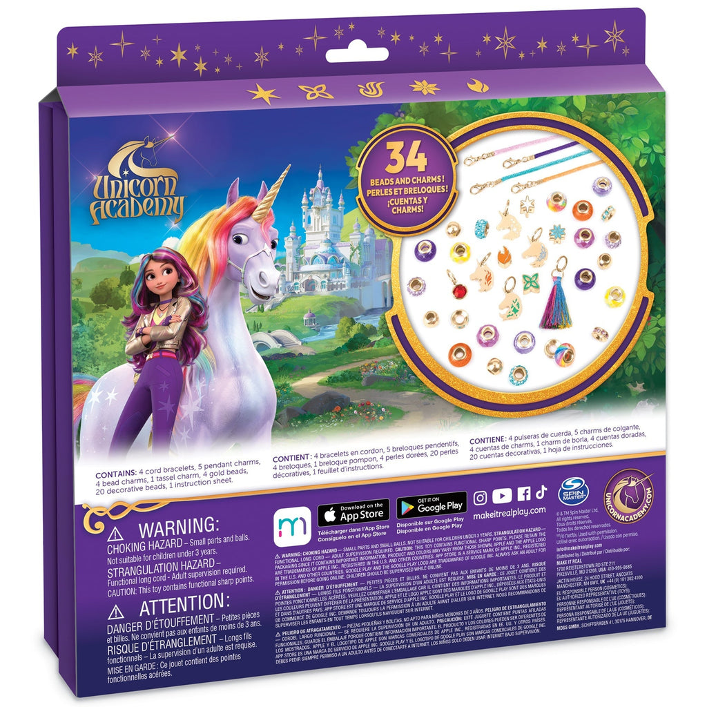 Unicorn Academy Charm Bracelet DIY Jewelry Making Kit