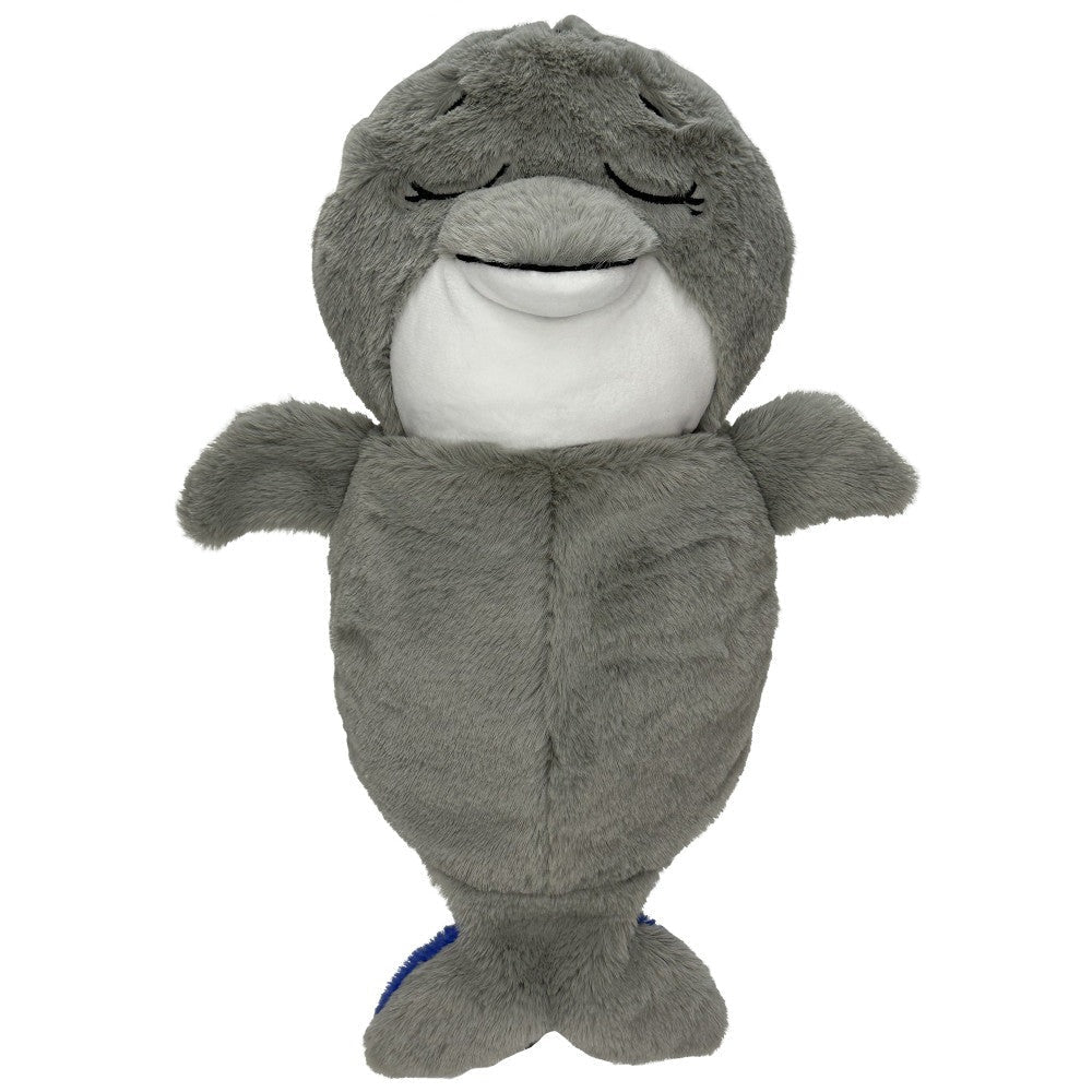 FlipaZoo Upside Down Inside Out 2-in-1 Plush - Shark to Dolphin Transformation