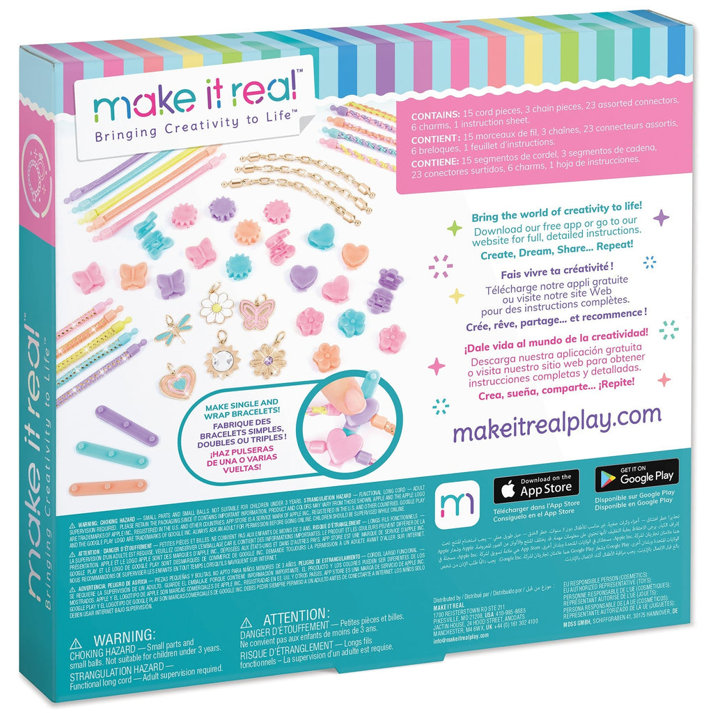 MIR Pastel Paradise Jewelry Kit - Bracelet & Necklace Crafting Set
