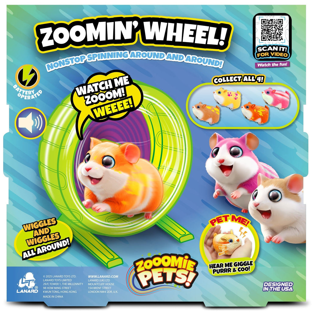 Zooomie Pets Bundle - Motion-Activated Interactive Pets With Rollin' Ball And Zoomin' Wheel