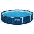 Bestway Steel Pro MAX 12-Foot Round Above Ground Pool Set With Filter Pump