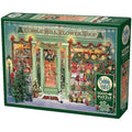 Barbara Behr Christmas Flower Shop Vintage-Themed Puzzle - 1000 pc