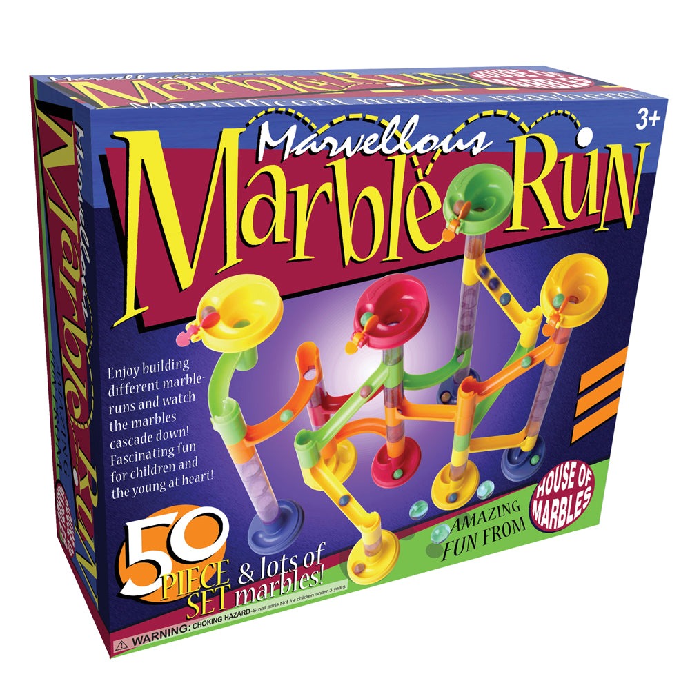House Of Marbles Marvellous Marble Run 50-Piece Construction Set