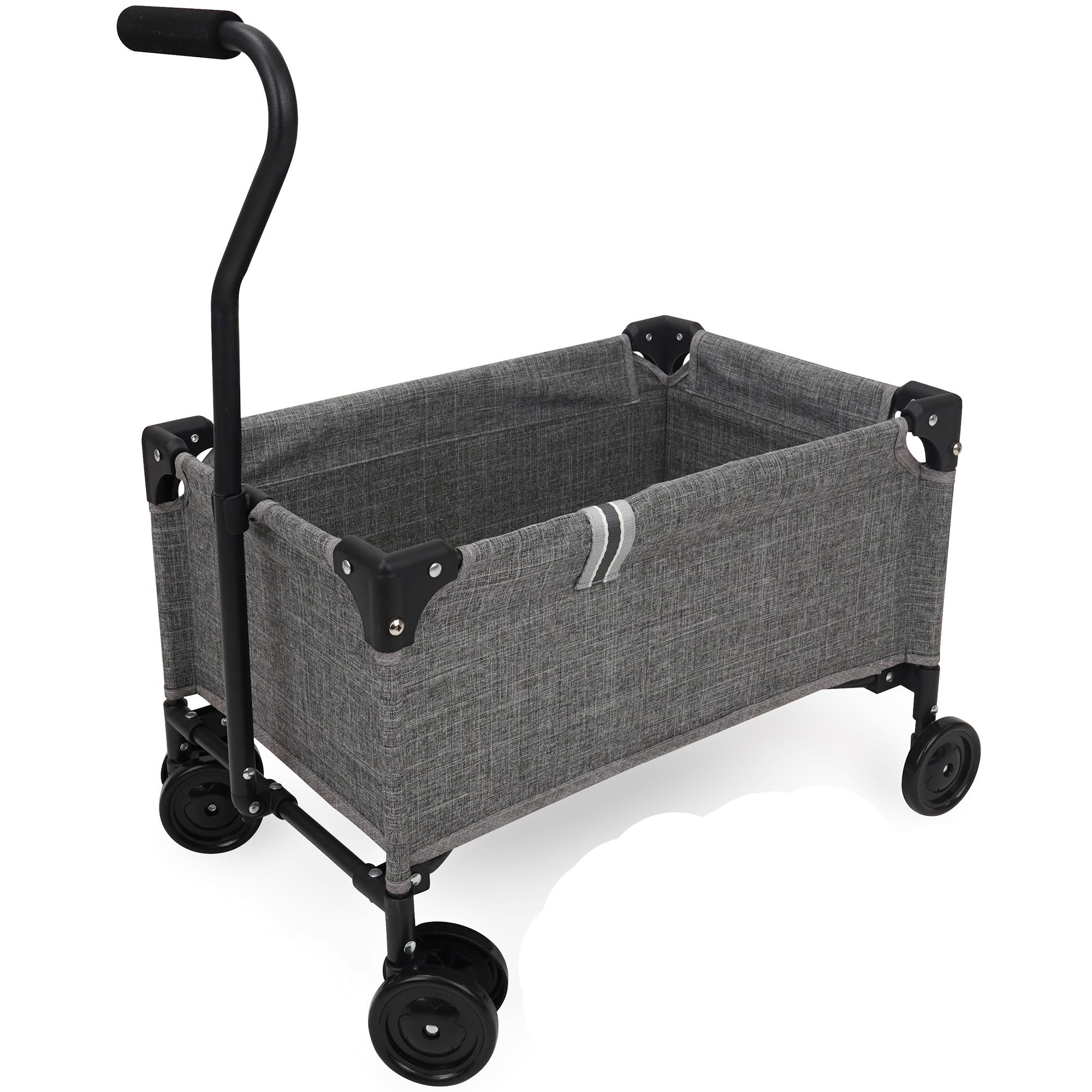 509 Crew Little Wagon Folding Pull-Along Doll Cart - Melange Grey