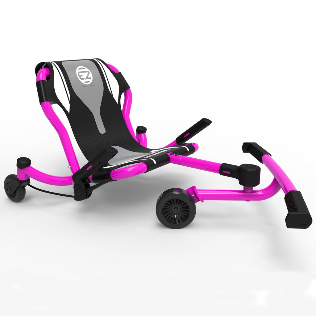 EzyRoller Spinner Ride-On Scooter - Princess Pink - 360° Turns - Kids & Teens