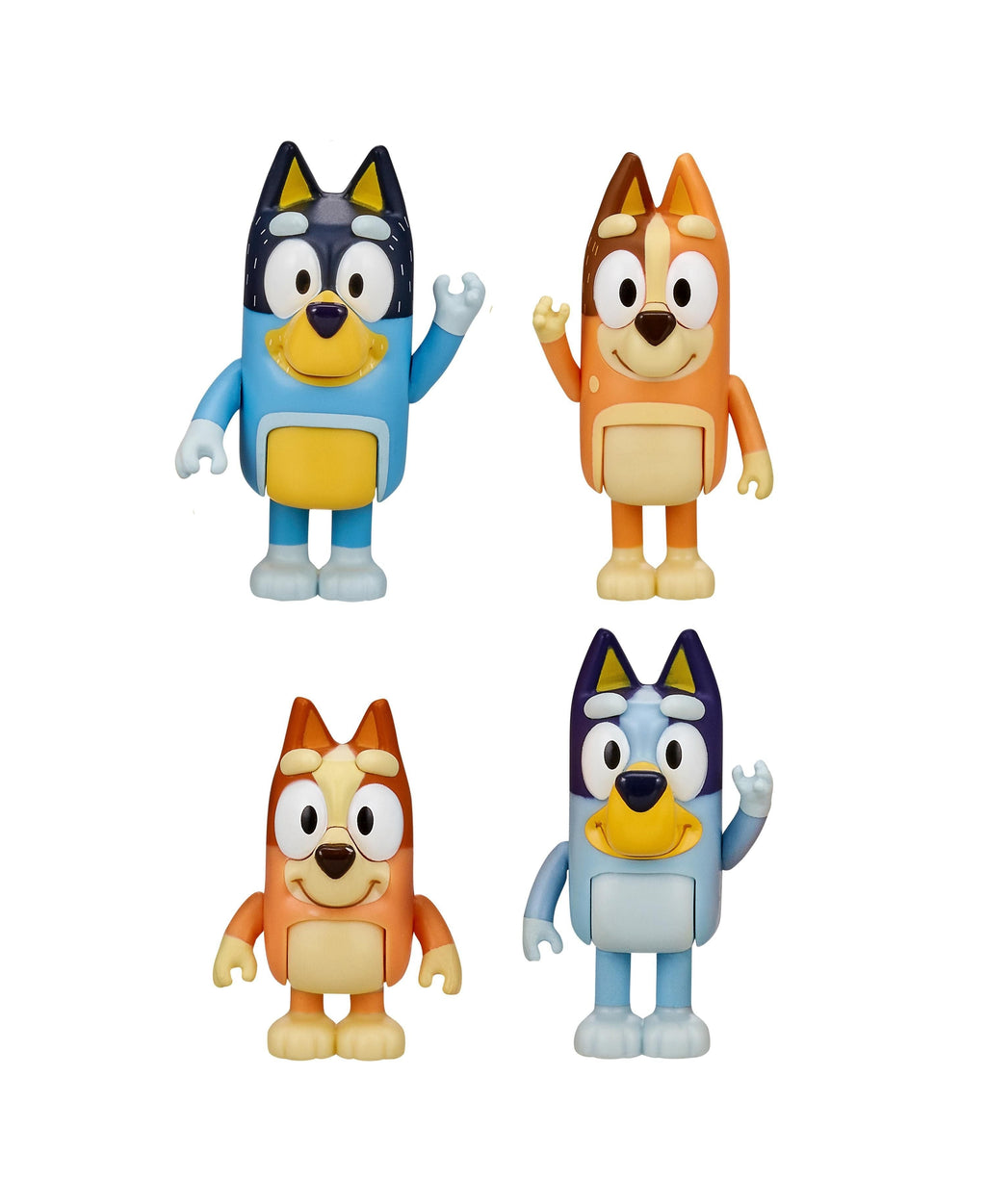 Bluey Figure Series 5 Set Of 4 Poseable Figures With New Expressions